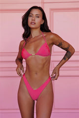 Retro Reef Swim Top Pink