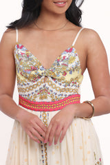 Caelia Maxi Dress - Yellow Multi