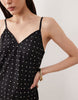 Esmée maxi beach dress in black polka dot