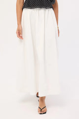 Perfect Stranger Isley Maxi Skirt White