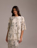 Bridal lace top with embellishment