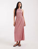 ONLY Tall sleeveless midaxi smock dress in red gingham