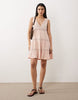 Iisla & Bird mini dress in dusky pink