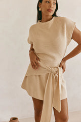 Lovina Dress - Beige