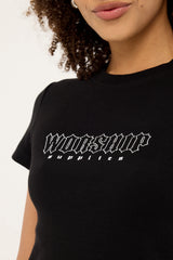 Worship Glitz Slim Fit Tee Black