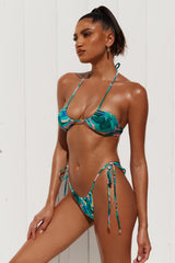 LILISROSE Azure Swim Top Print