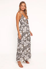 Bray Midi Dress - Vineyard Green
