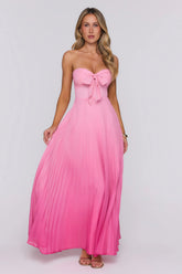 Love Spellbound Strapless Maxi Dress Pink