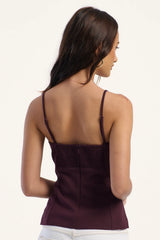 Perfect Stranger Rio Bodice Top Plum