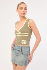 Worship Nostalgia Micro Skirt Dirty Streaky Fade