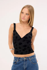 Luck & Trouble Gia Cami Top Black