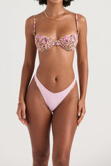 blossom ruched bikini bottom