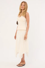 Perfect Stranger Lula Midi Skirt Cream
