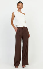 Marilou Top - Knit Off Shoulder Top in White