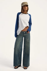 Lioness Kravitz Baseball Tee Blue