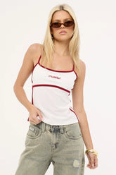 Rusty Freo King Fitted Top White