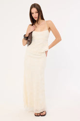 Luck & Trouble Nala Maxi Skirt Cream