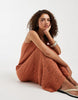 Vero Moda crochet knit cami maxi dress in orange