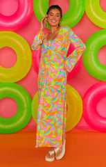 Santos Cover Up ~ Neon Tropics