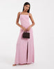 Vero Moda broderie cami maxi dress in light pink