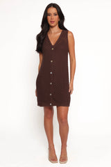 Luan Mini Dress - Chocolate
