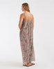 House of Sunny floaty mesh trapeze dress in zebra print