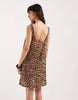 JJXX leopard mini dress in multi