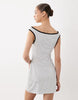 Miss Selfridge off shoulder mini dress with keyhole detail