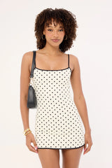 Lioness Voyage Mini Dress Moonlight Polka