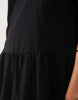 mini smock dress in black
