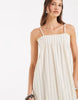 ONLY sleeveless maxi dress in white stripe