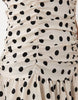 Brave Soul strappy polka dot midi dress with drop waist in cream