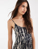 ONLY Tall maxi dress in abstract navy print