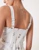 Abercrombie & Fitch v neck midi slip dress in summer print