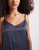 PIECES satin cami maxi dress in ombre blue