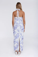 It Girl Moves Halter Maxi Dress White