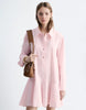 & Other Stories pure cotton poplin polo mini dress in pink