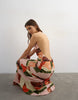 Topshop halter backless maxi in abstract print