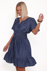 Morwenna Mini Dress - Chambray