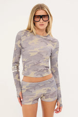 Neovision Blend Fold Over Mini Short Camo