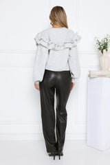 Frosted Radiance Sweater Grey