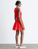 & Other Stories drop waist mini smock dress in red