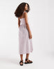 JJXX seersucker stripe maxi dress in pink