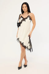 Lioness Emerging Midi Dress Porcelain