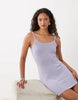 Cotton On sparkle mini knit dress in violet