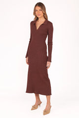 Makenna Knit Dress - Brown