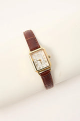 Timex Originals Women's Dress 21mm Leather Strap Watch Gold