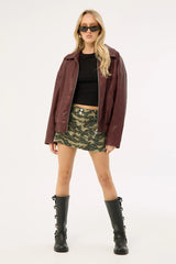 Neovision Nova Camo Cargo Mini Skirt Camouflage