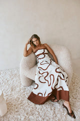 Addy Dress - Marbled Mocha