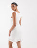 Vero Moda Maternity jersey floral broderie sleeveless mini dress in white
